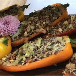 Stuffed mini peppers