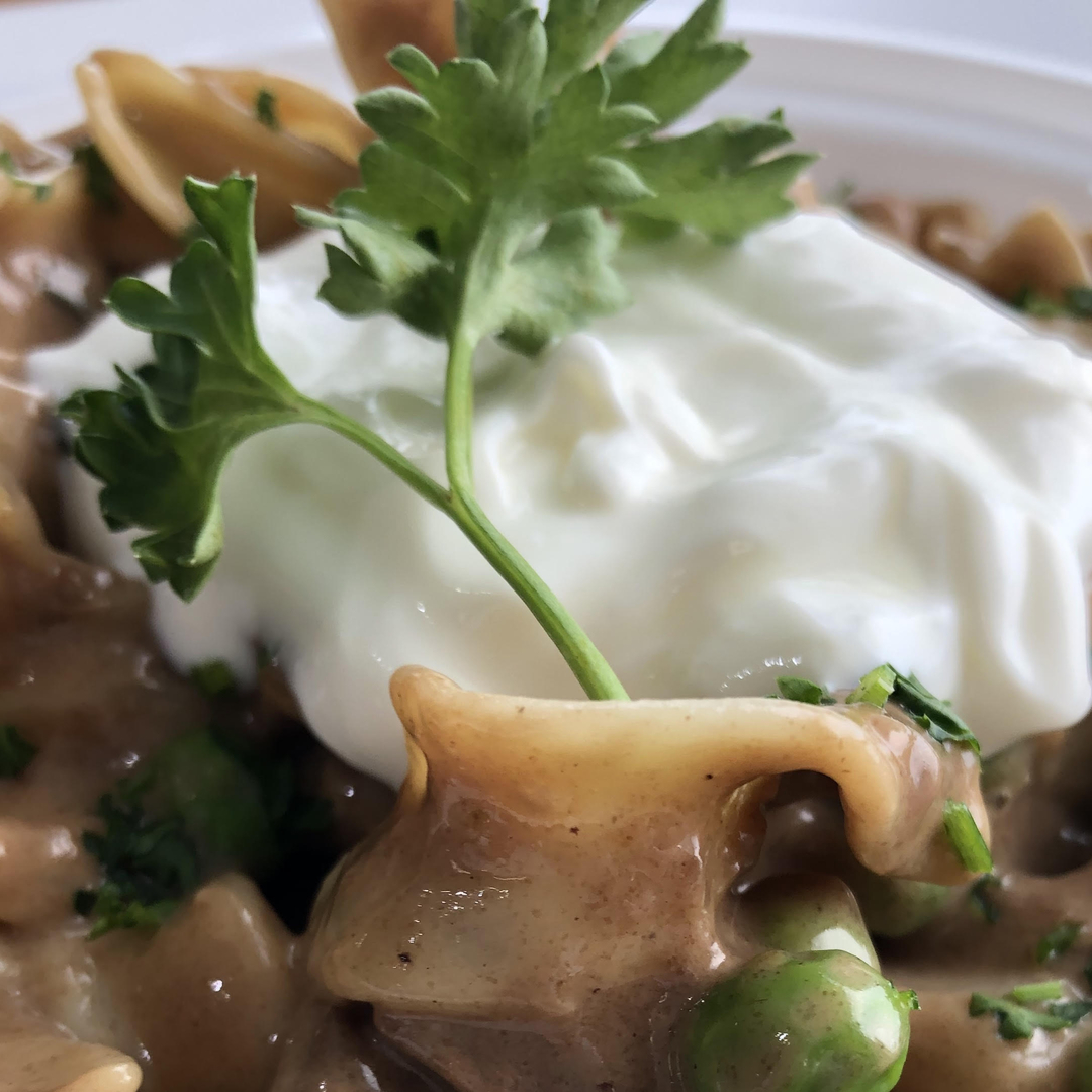 mushroom stroganoff